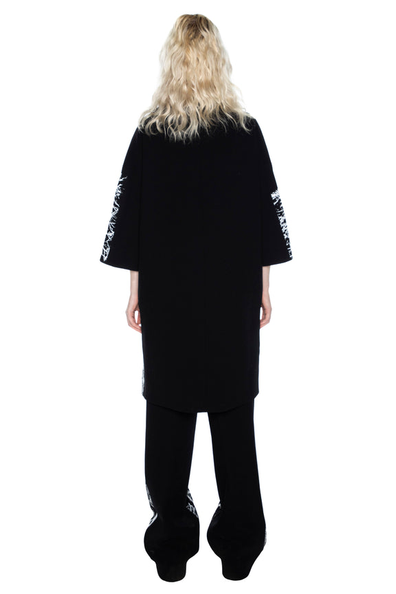 'MIDNIGHT FOREST' PATCH POCKET COAT -  - Libertine