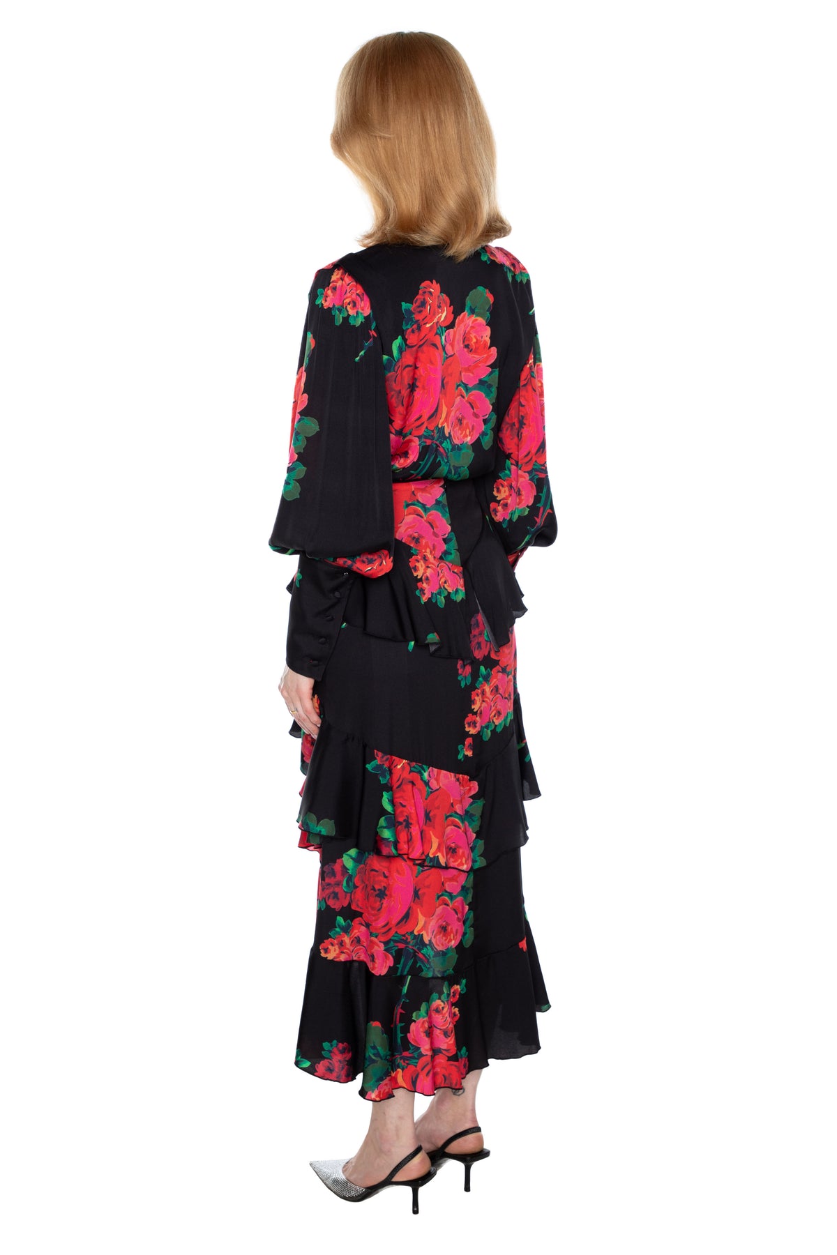 'SEVILLE ROSE' SHORTIE RUFFLE SKIRT -  - Libertine