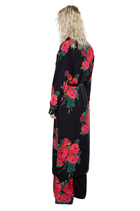 'SEVILLE ROSE ROBE COAT -  - Libertine