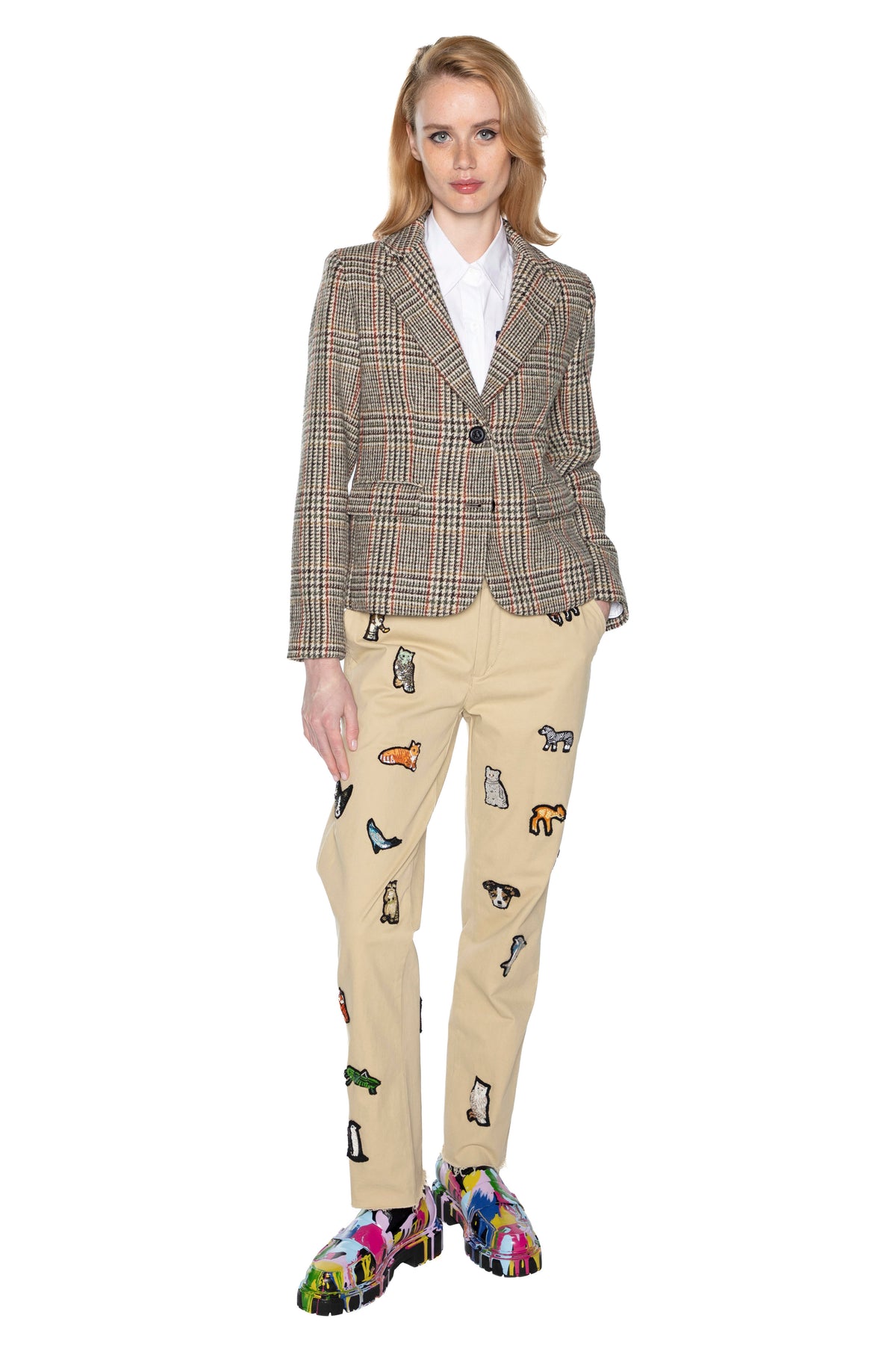 'THOROUGHBRED' L/S SHORT BLAZER - - Libertine
