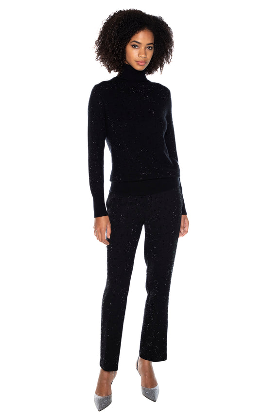 'HEAVY STARDUST' CASHMERE TURTLENECK SWEATER -  - Libertine