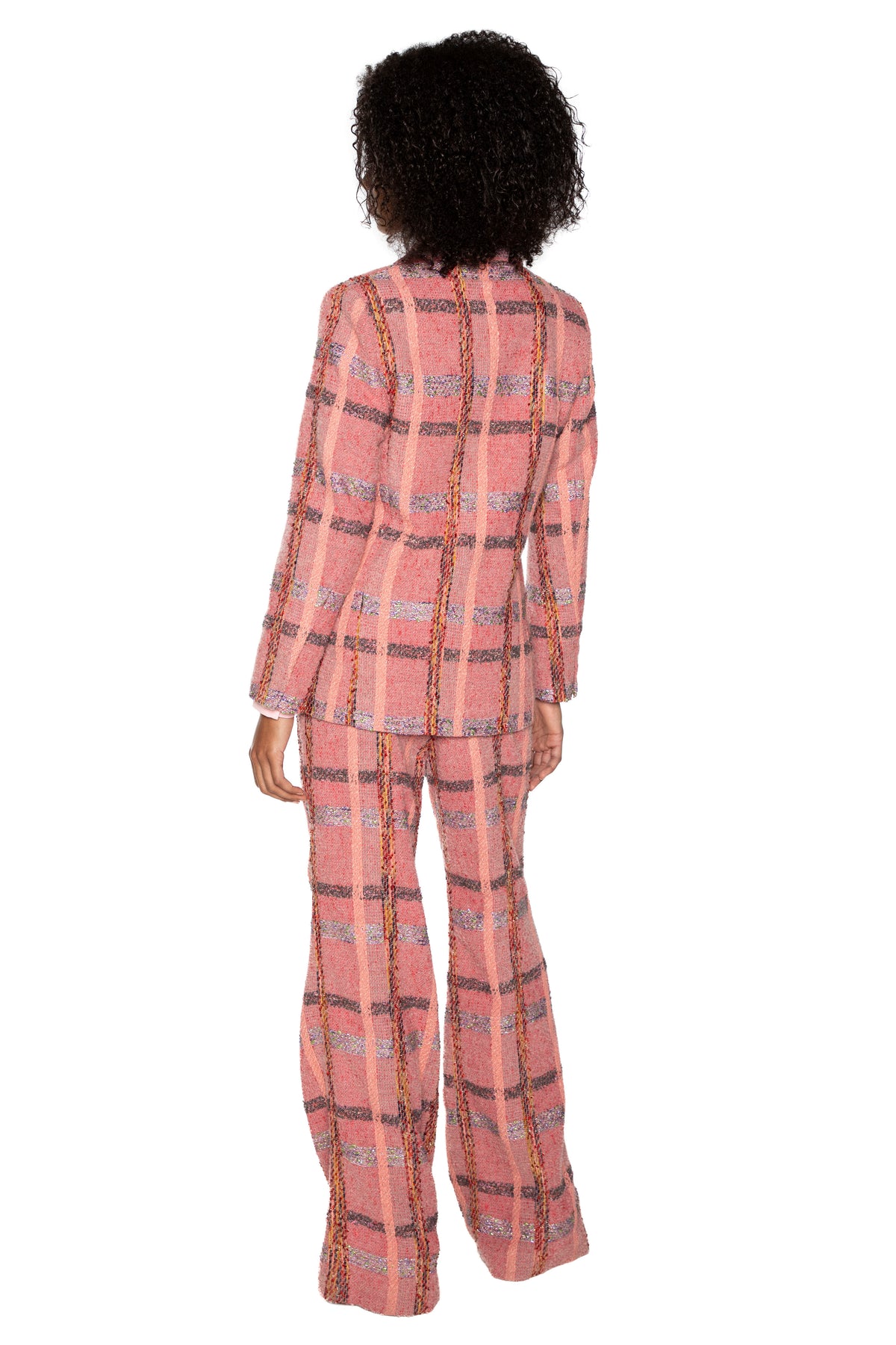 'PINK BOUCLE' DOUBLE BREASTED JACKET -  - Libertine