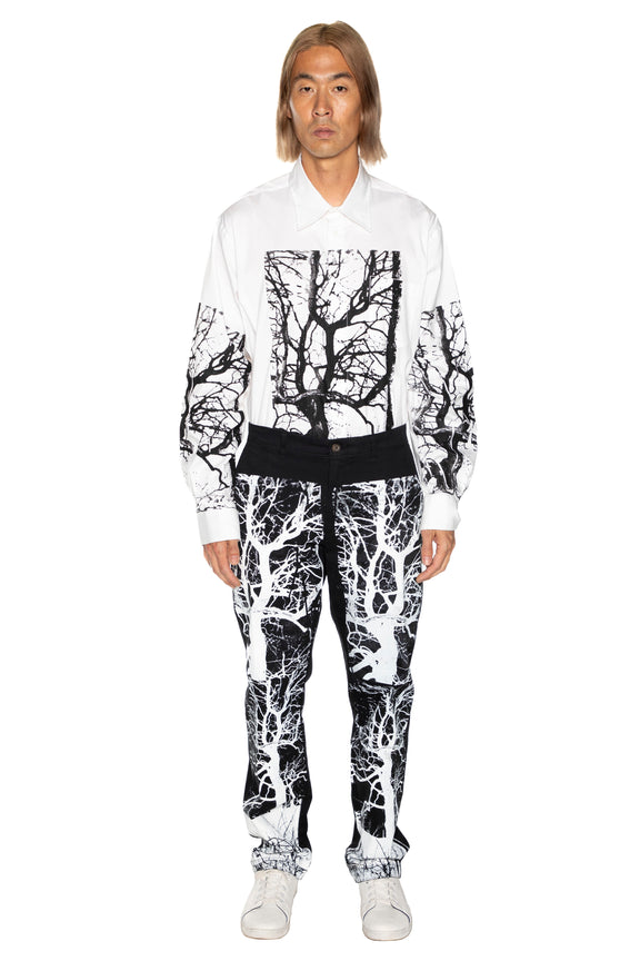 'MIDNIGHT FOREST' MEN'S CHINOS -  - Libertine