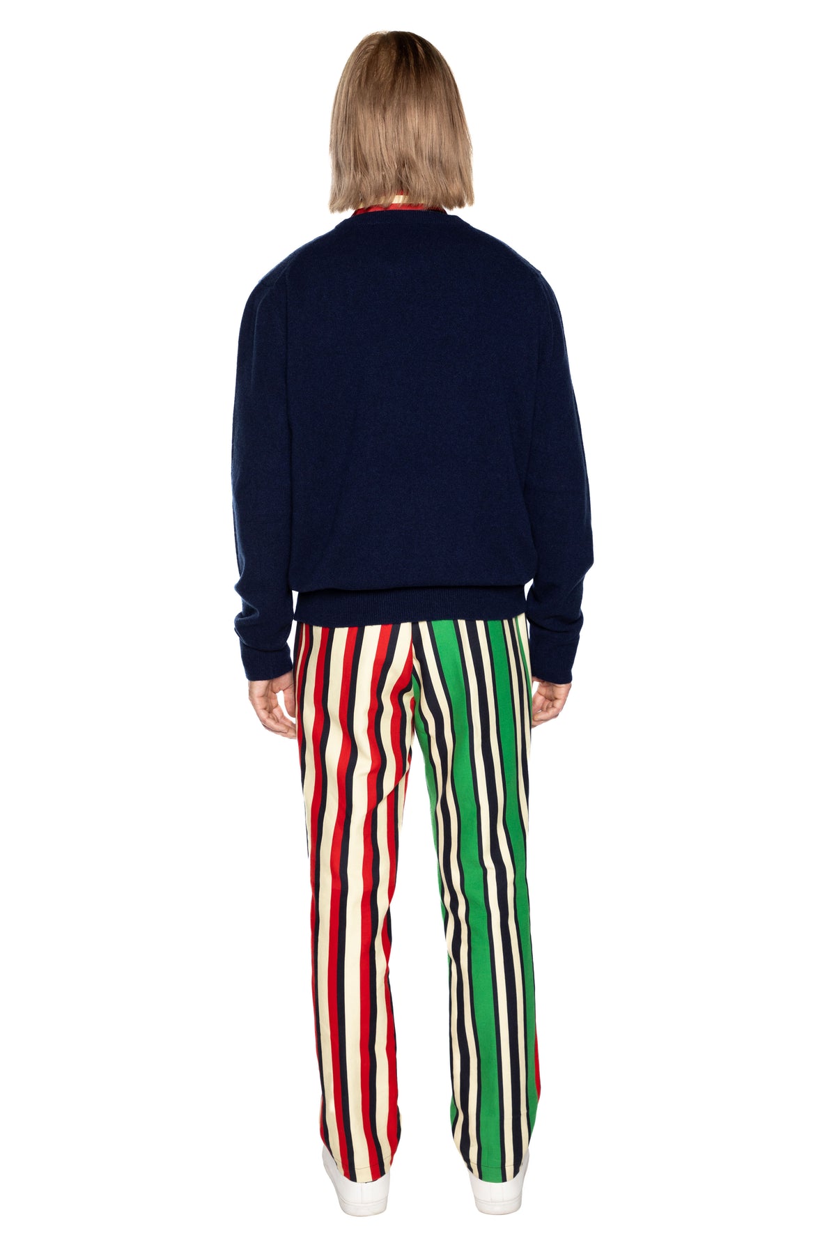 'LIBERTINE LUXE CASHMERE' NAVY PULLOVER -  - Libertine