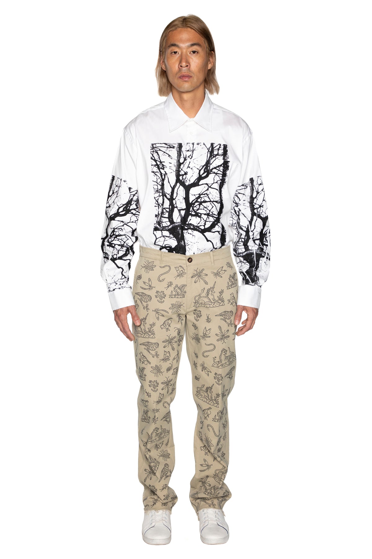'ELIZABETHAN STUMP WORK' MEN'S CHINOS -  - Libertine