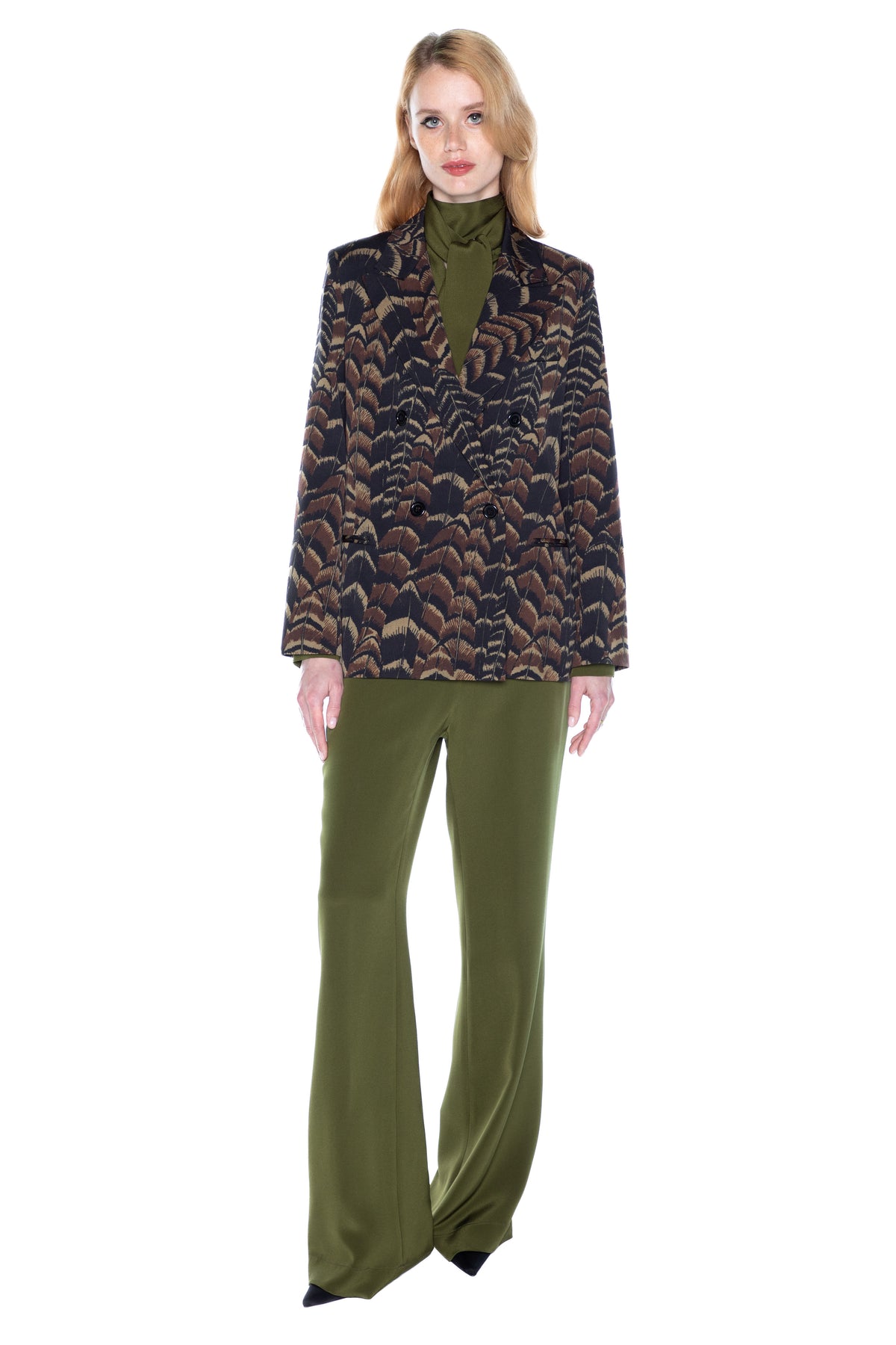 'FEATHERS' DOUBLE BREASTED JACKET -  - Libertine