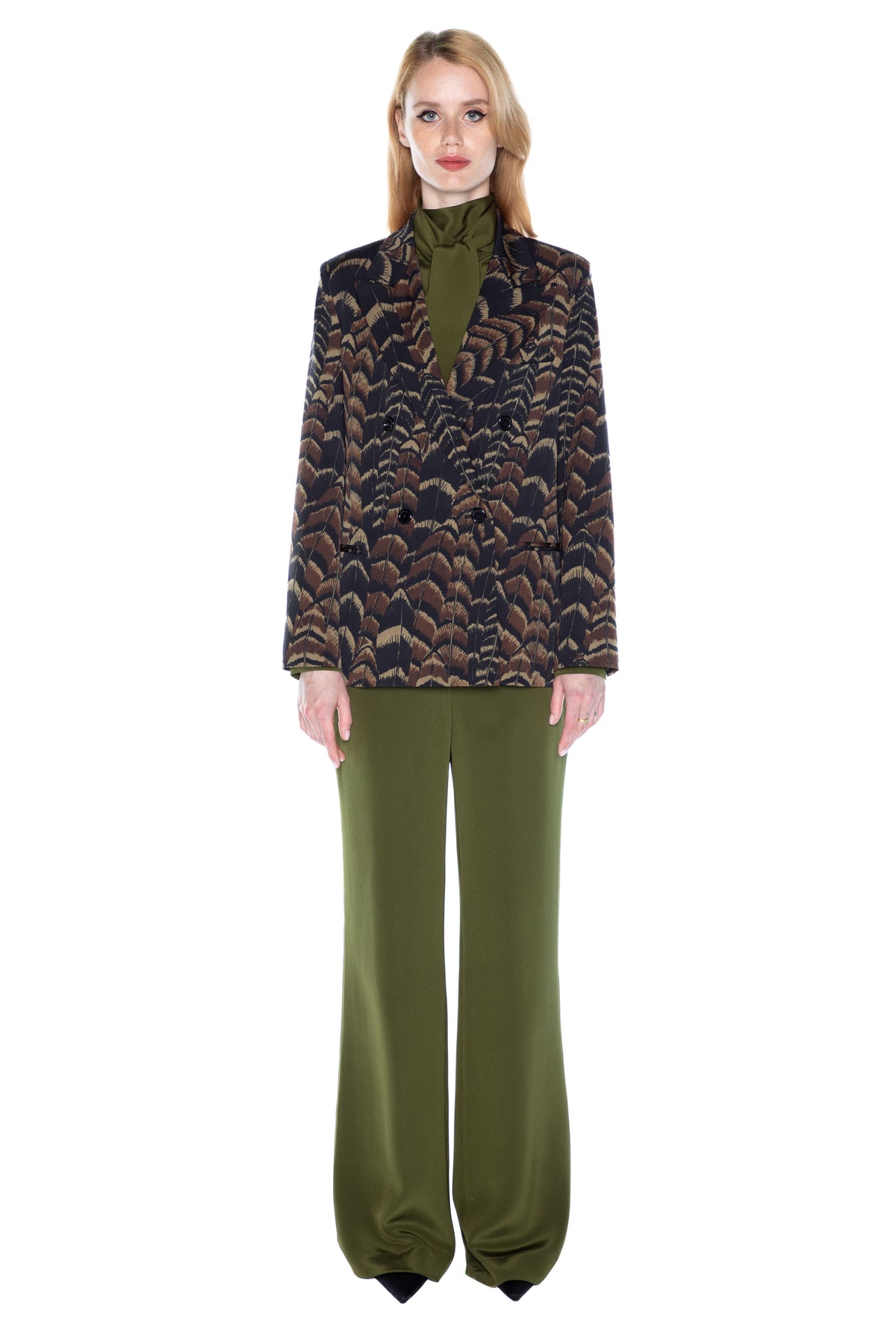 'FEATHERS' DOUBLE BREASTED JACKET -  - Libertine