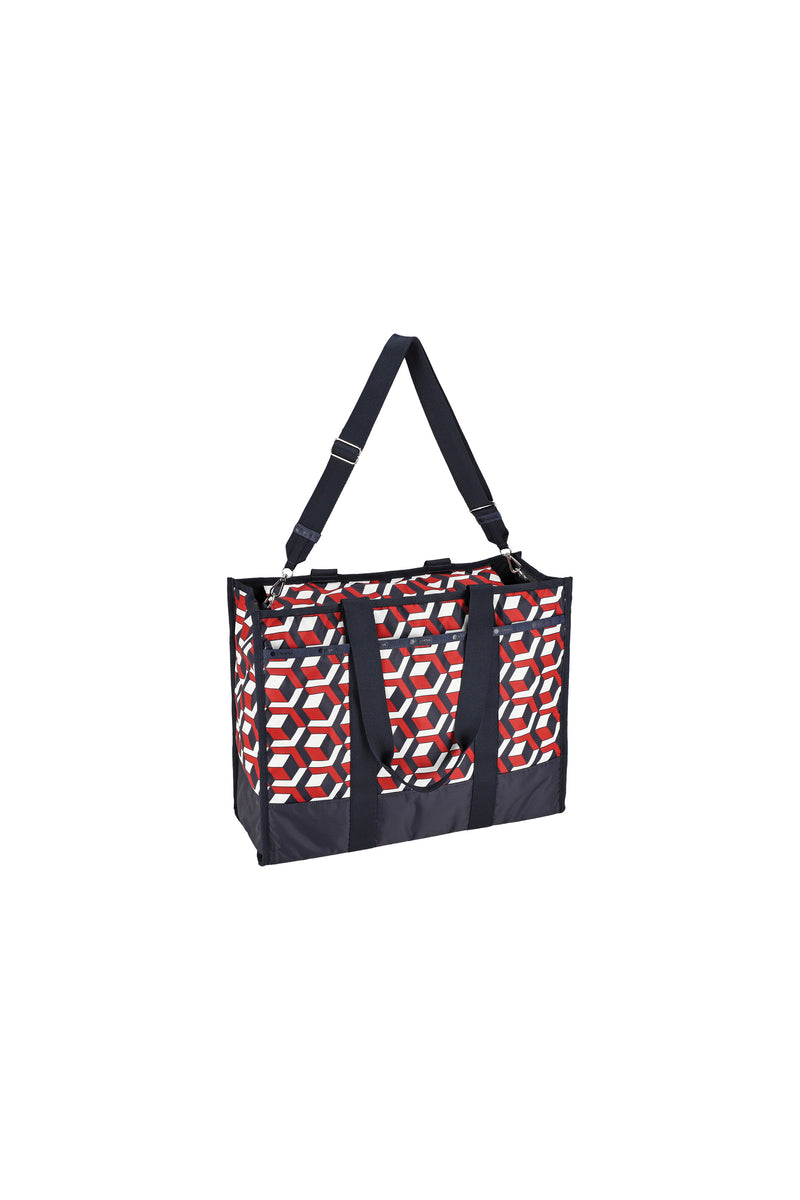 'FALLING BOXES' TOTE - - Libertine