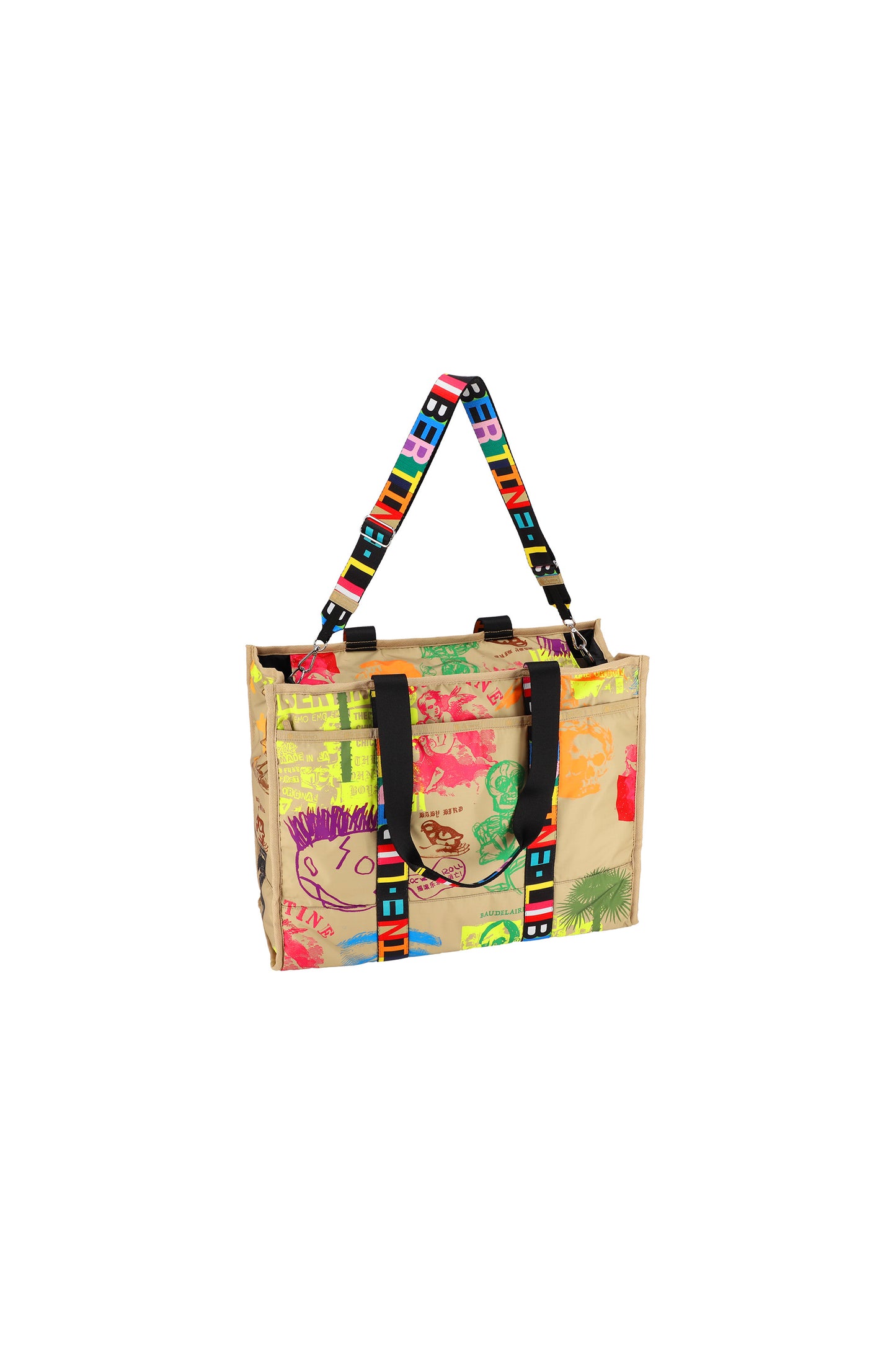 'LIBERTINE SILK SCREENS' BOAT TOTE -  - Libertine