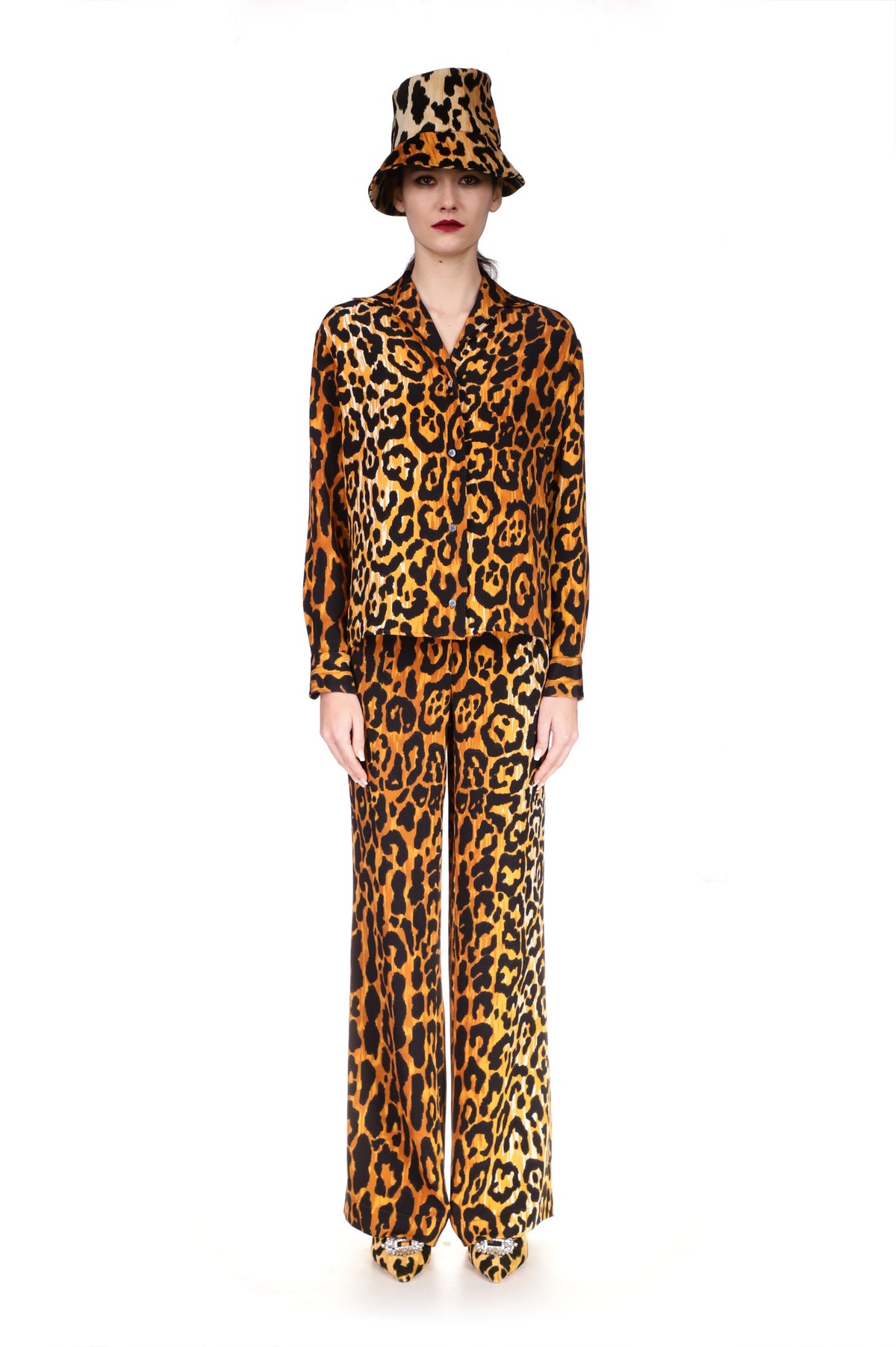 'LEOPARDO' PAJAMA BLOUSE - TOPS - Libertine