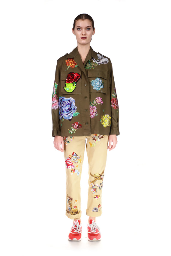 'MARIE ANTOINETTE' VINTAGE FRENCH MILITARY JACKET - ARMY JACKETS - Libertine - Main image