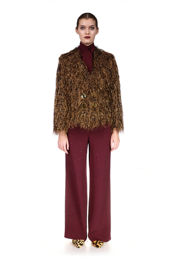 'GLAMOUR MONSTER' CLEAN ASYMMETRICAL LAPEL JACKET - COATS - Libertine - Main image