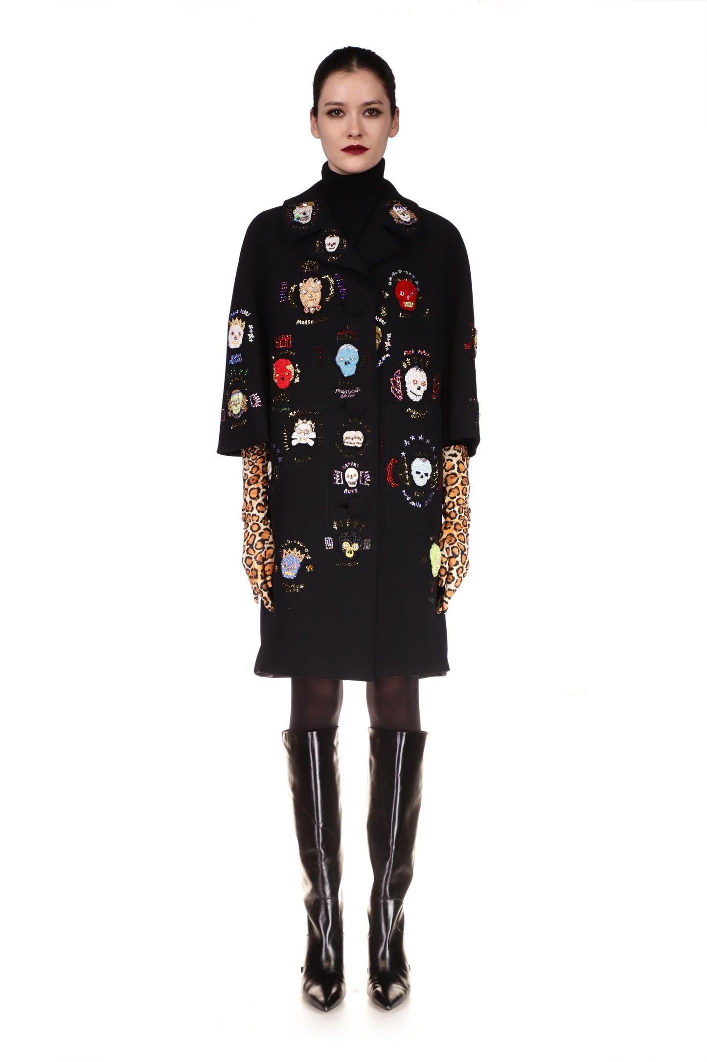 'WE ARE MADE OF STARS' PATCH POCKET COAT - COATS - Libertine