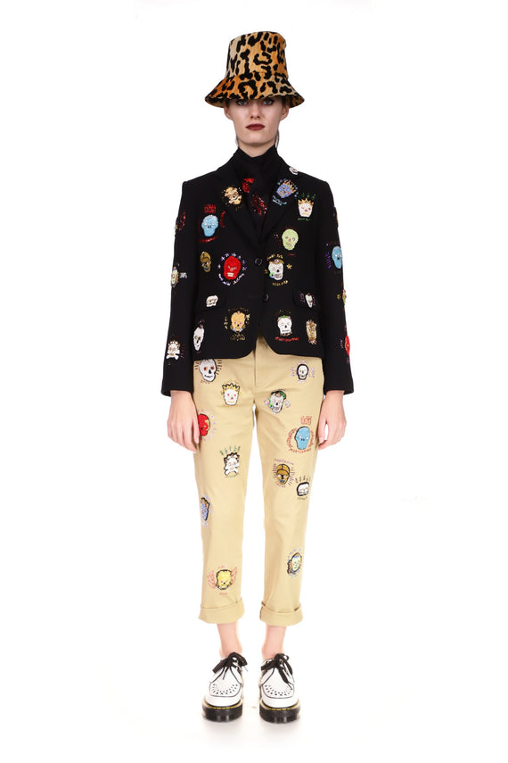 'WE ARE MADE OF STARS' WOMEN'S CHINOS - PANTS - Libertine - Main image