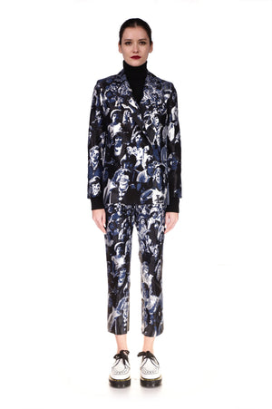 'IN WITH THE CROWD' DOUBLE BREASTED JACKET