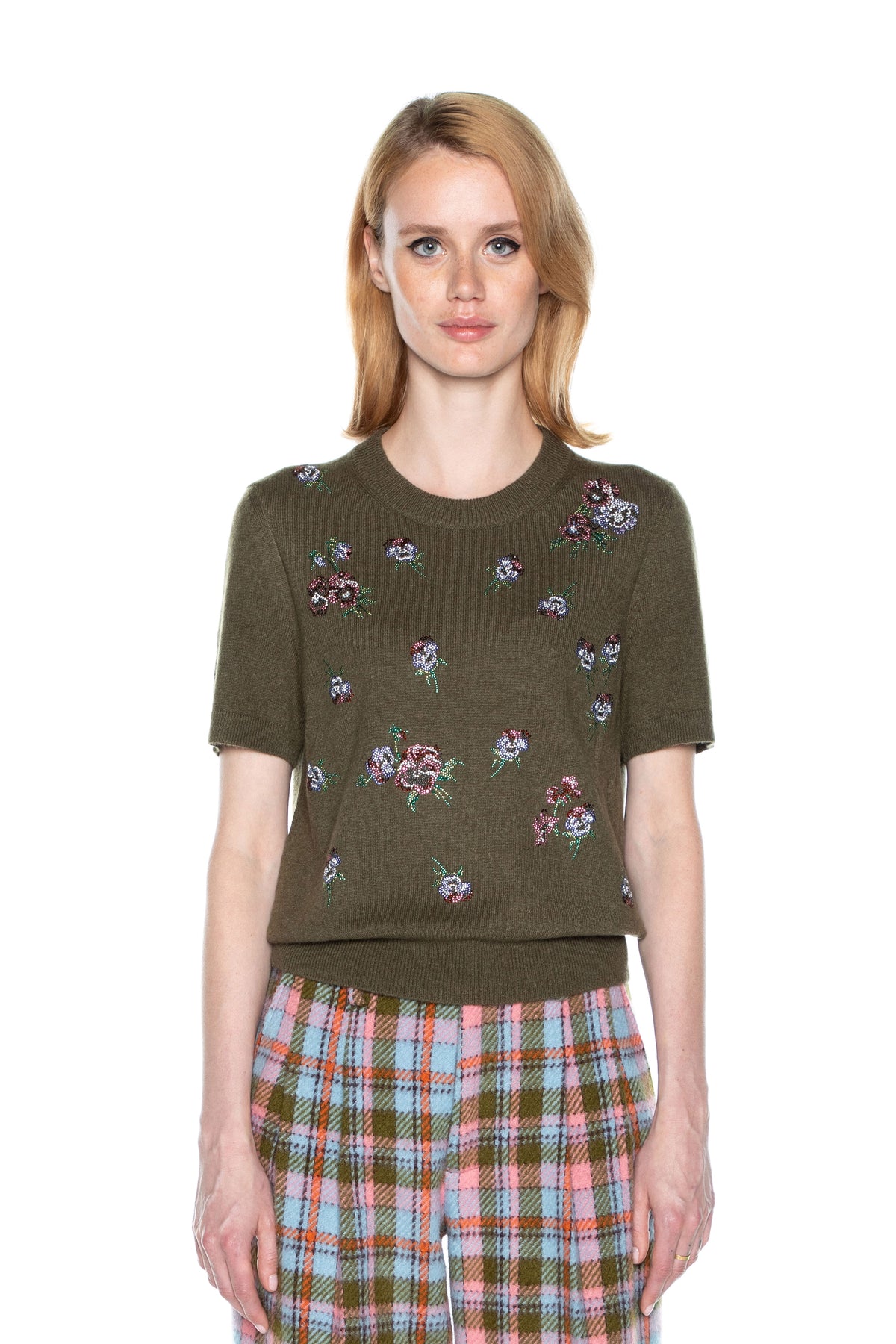 'PANSIES' SHORT SLEEVE PULLOVER -  - Libertine