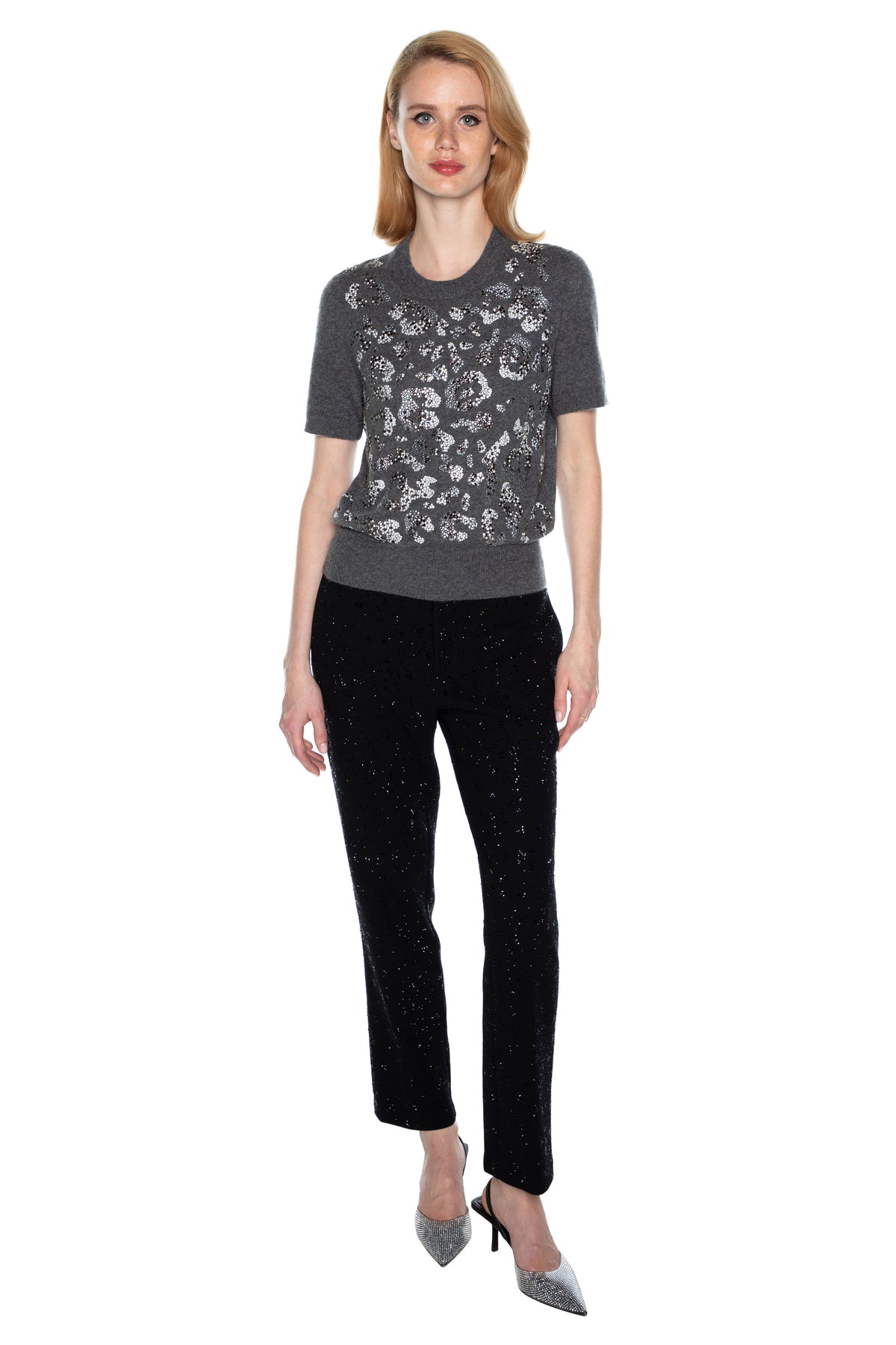 'LEOPARDO' SHORT SLEEVE PULLOVER -  - Libertine