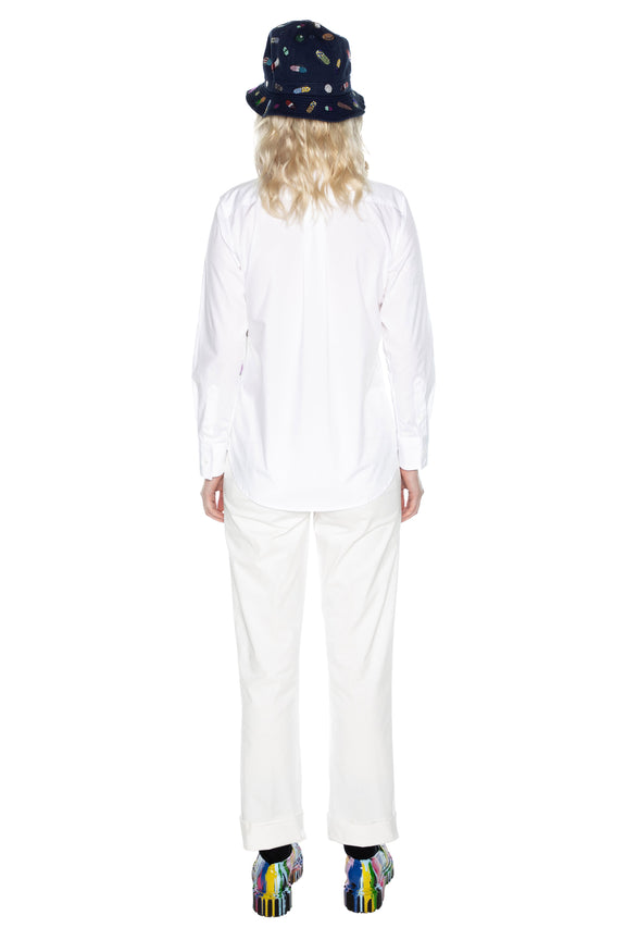 'MOTHERS LITTLE HELPERS' WHITE NEW CLASSIC SHIRT -  - Libertine