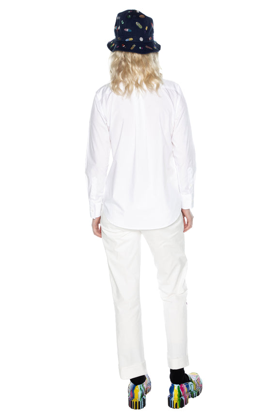 'MOTHERS LITTLE HELPERS' WHITE NEW CLASSIC SHIRT -  - Libertine