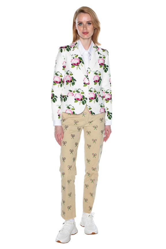 'ENGLISH GARDEN' L/S SHORT BLAZER -  - Libertine