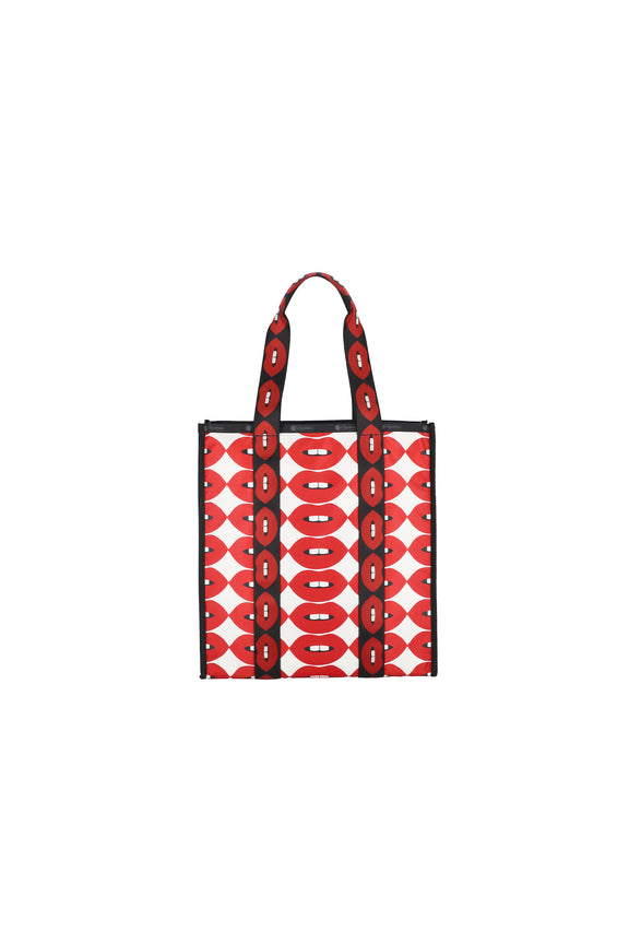 'FRENCH KISSING IN THE USA' LG WEB BOOK TOTE -  - Libertine