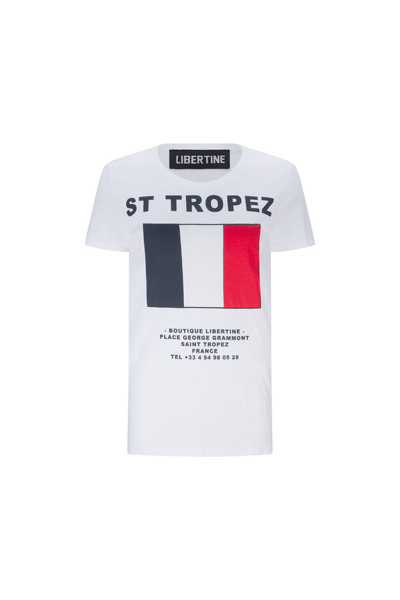 'ST TROPEZ' SHORT SLEEVE T-SHIRT - T SHIRTS - Libertine