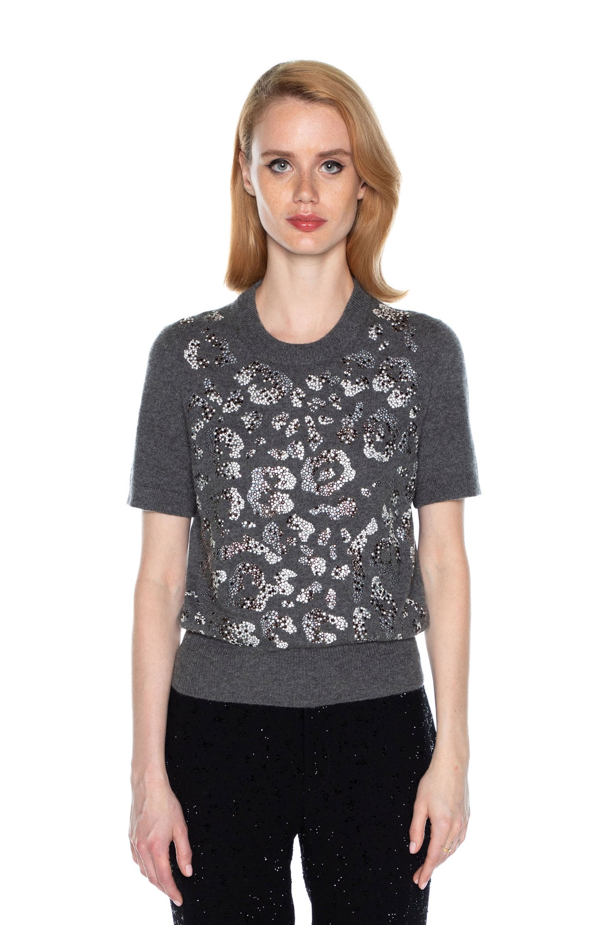 'LEOPARDO' SHORT SLEEVE PULLOVER -  - Libertine
