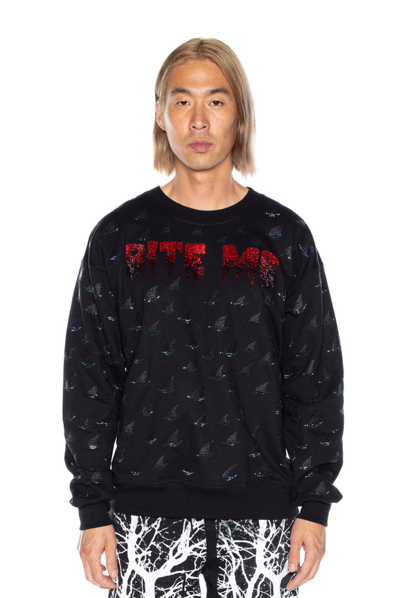 'BITE ME' CREWNECK SWEATSHIRT - SWEATSHIRTS - Libertine