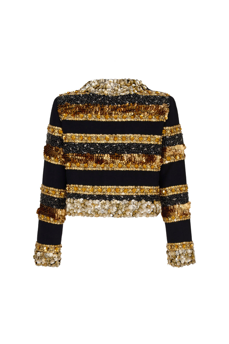 'NOCTURNE D'OR' EMBELLISHED CATHERINE JACKET - - Libertine