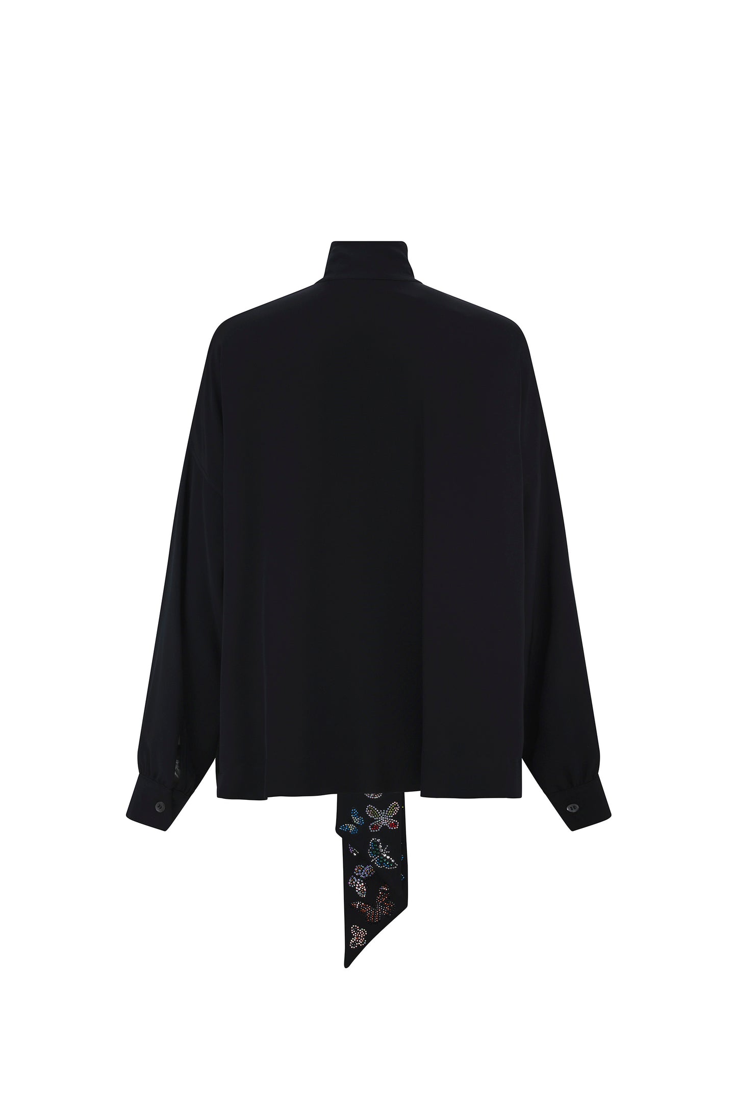 'MILLIONS OF BUTTERFLIES' TIE BLOUSE -  - Libertine