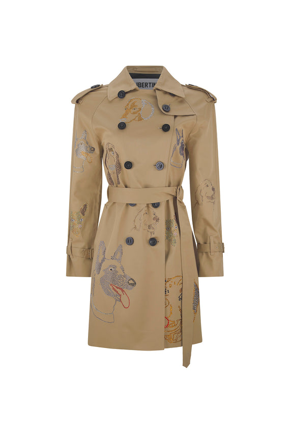 'WHO LET THE DOGS OUT' TRENCH COAT - - Libertine - Main image