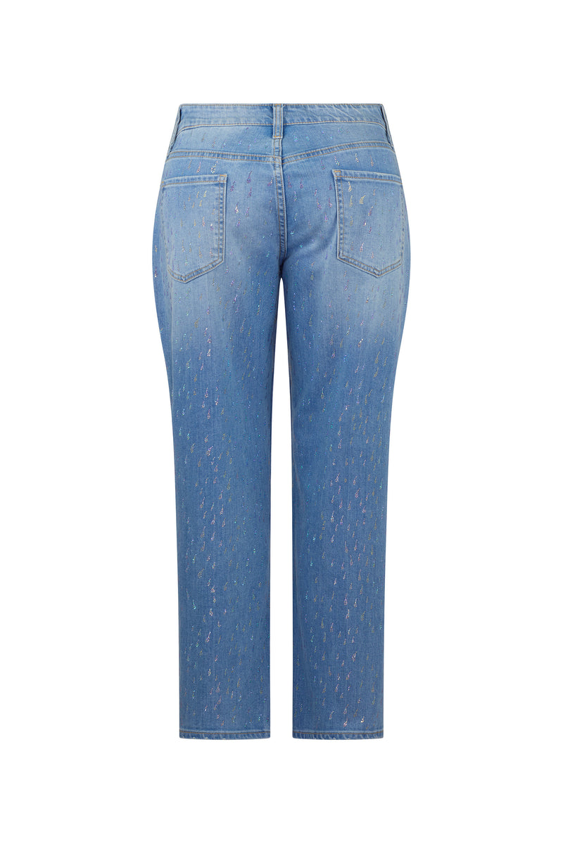 'OIL SLICK' BOYFRIEND JEAN - - Libertine