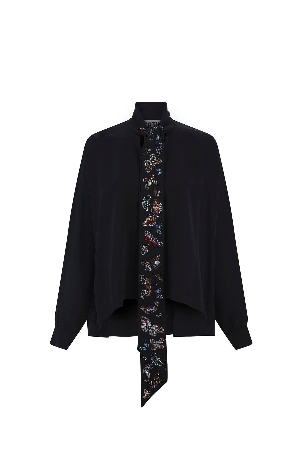 'MILLIONS OF BUTTERFLIES' TIE BLOUSE - - Libertine