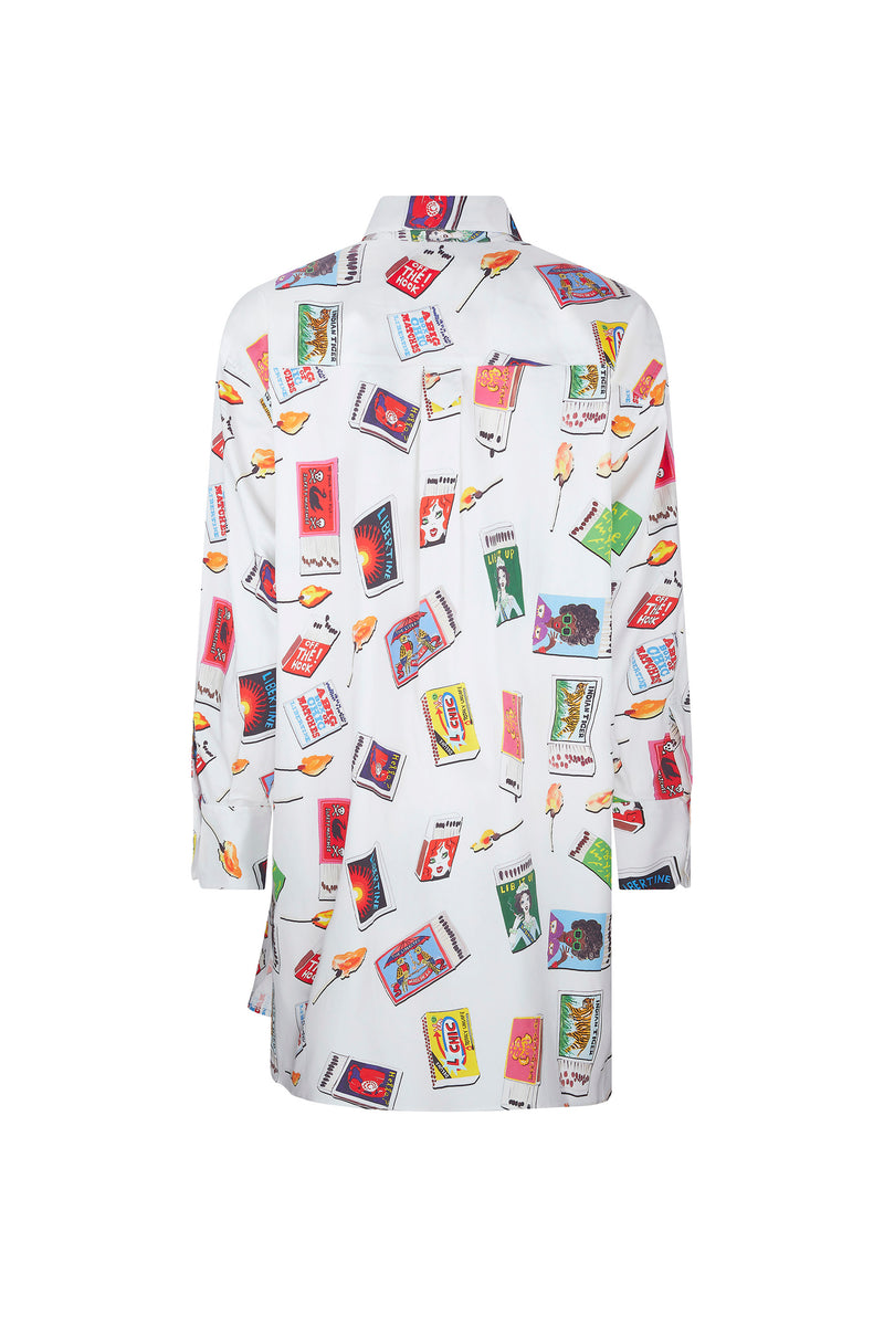 'MATCHBOOKS' OVERSIZED TUNIC - - Libertine
