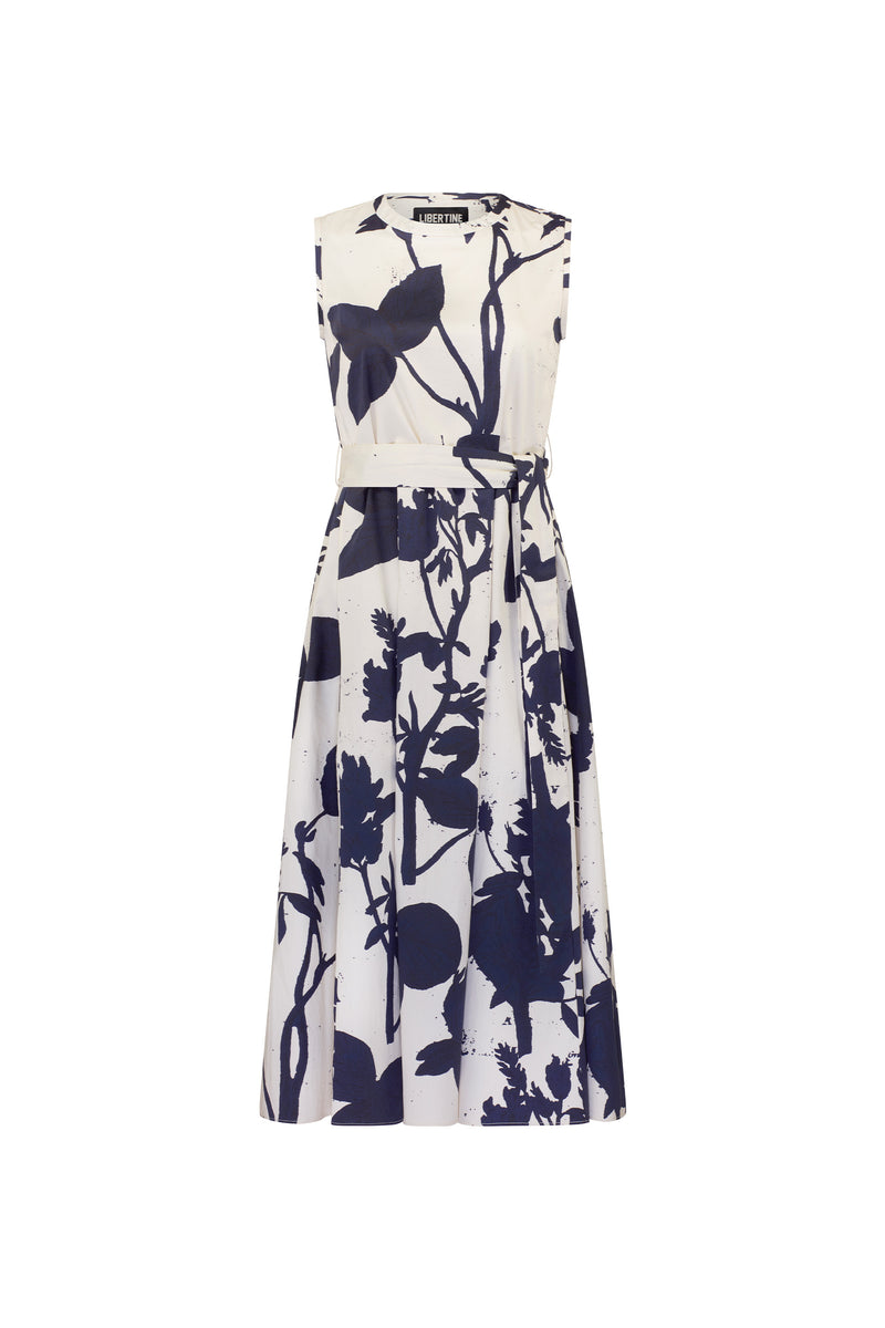 'CYANOTYPES' LADY DRESS - - Libertine