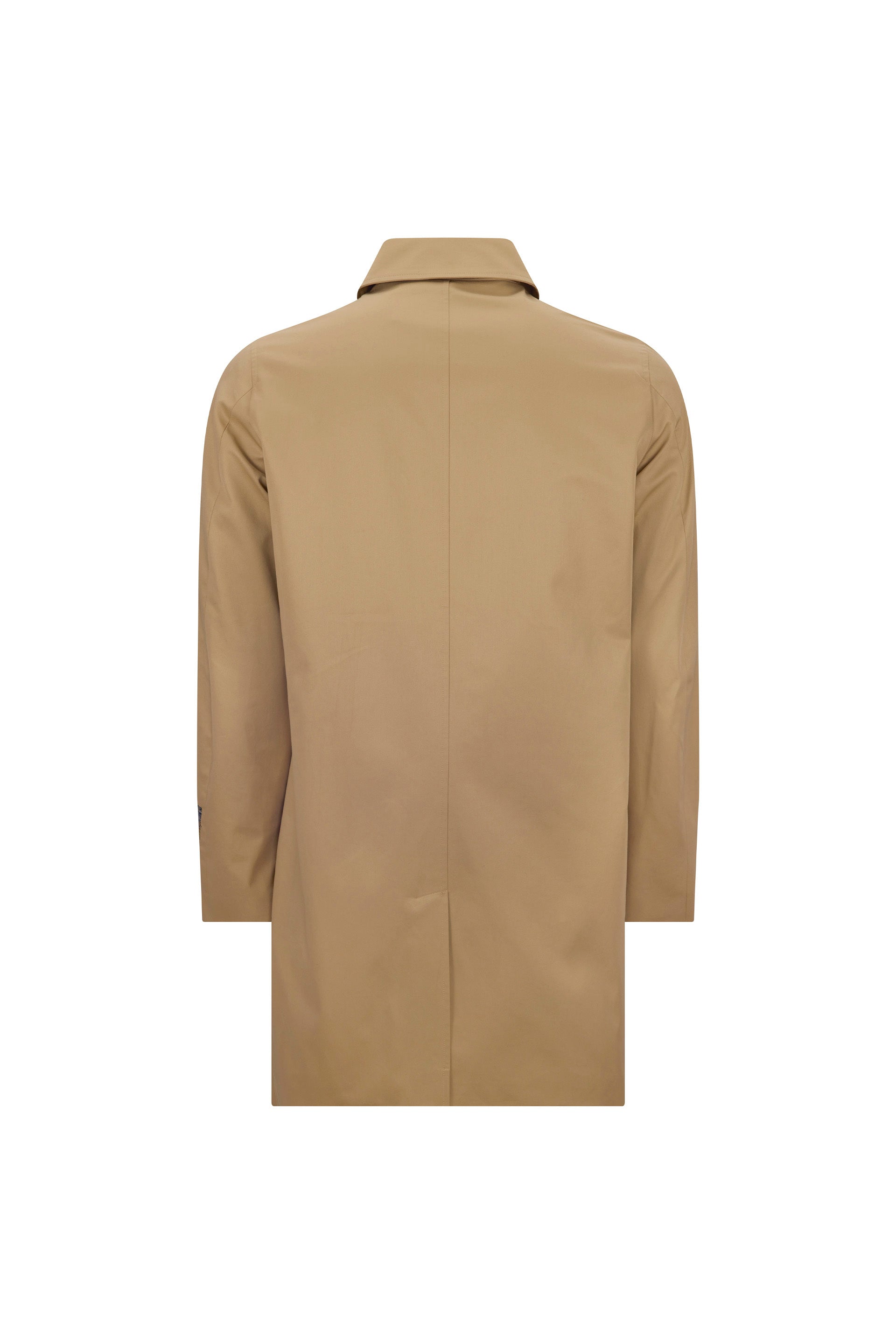 'PATCH HAPPY' KHAKI MAC COAT -  - Libertine