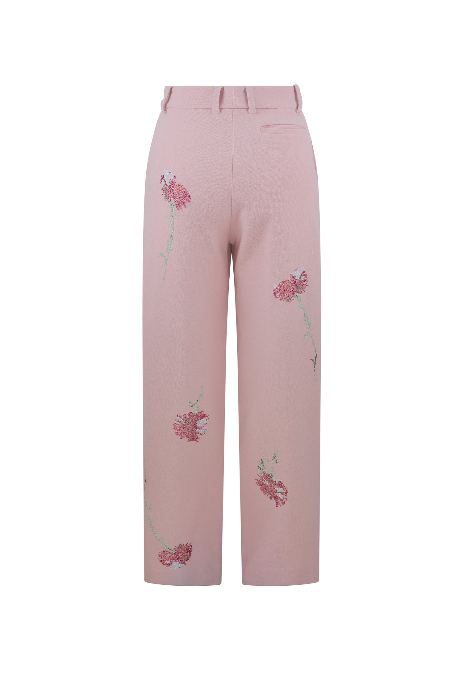 'CECIL BEATON PINK CARNATION' PLEATED PANT -  - Libertine