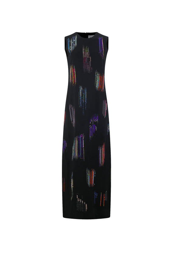 'FWB CRYSTAL' MAXI SHIFT DRESS - - Libertine - Main image