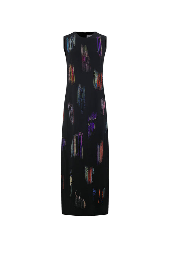 'FWB CRYSTAL' MAXI SHIFT DRESS -  - Libertine