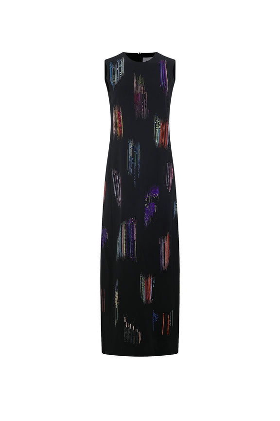 'FWB CRYSTAL' MAXI SHIFT DRESS -  - Libertine