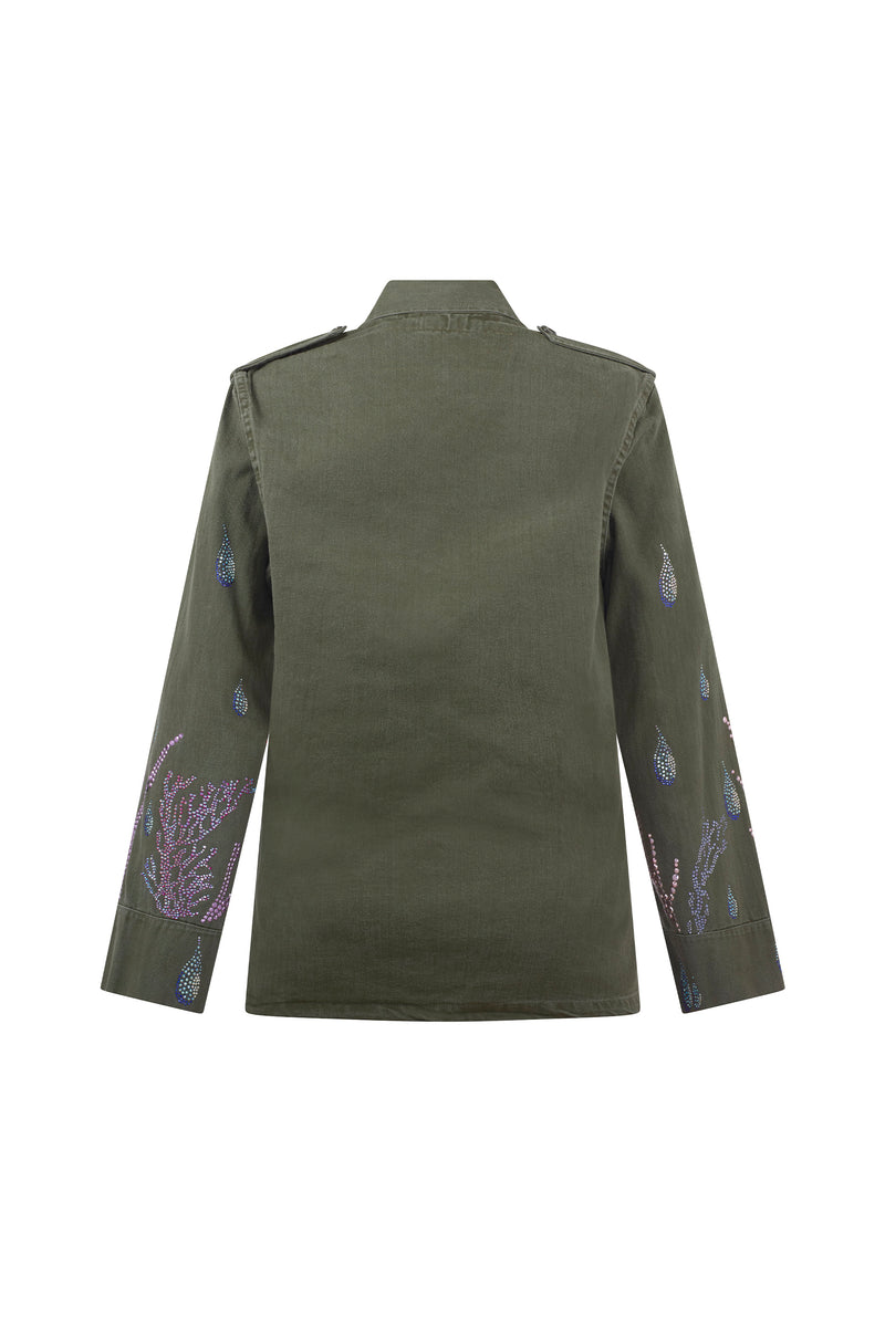 'CORAL' VINTAGE FRENCH MILITARY JACKET - - Libertine