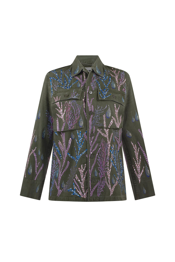 'CORAL' VINTAGE FRENCH MILITARY JACKET - - Libertine - Main image