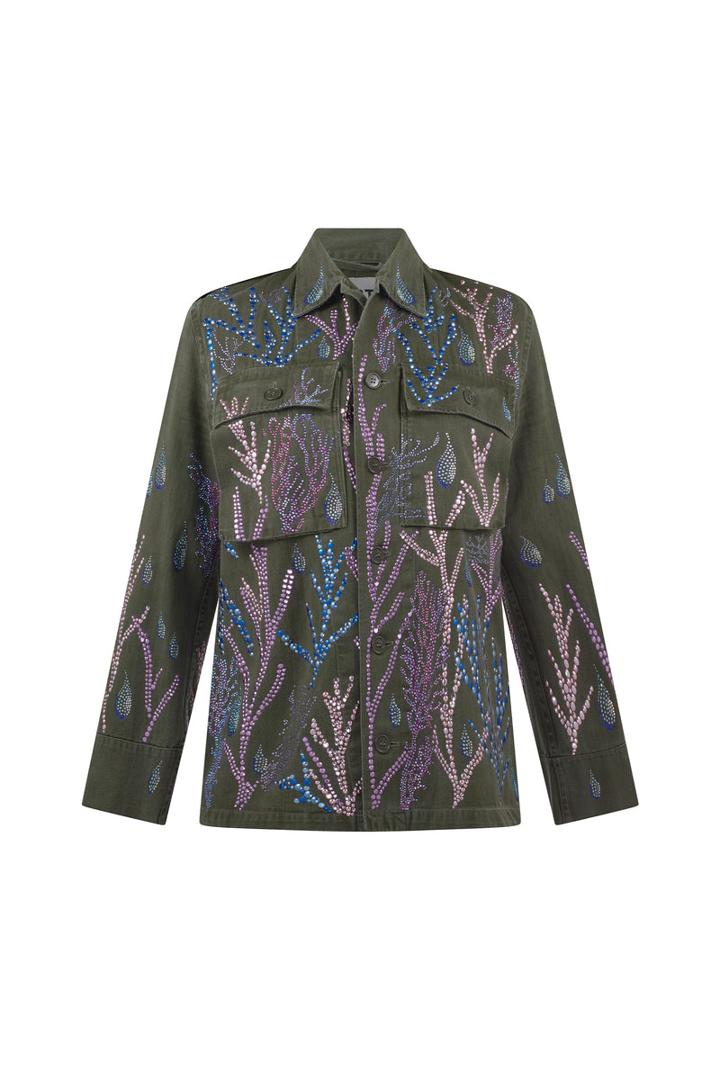'CORAL' VINTAGE FRENCH MILITARY JACKET - - Libertine
