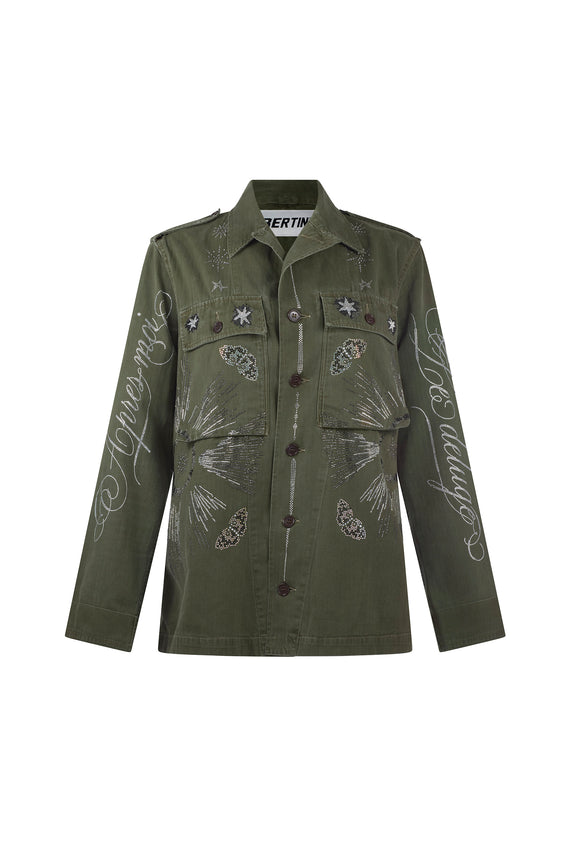 'SUNBURST' VINTAGE FRENCH MILITARY JACKET - - Libertine - Main image