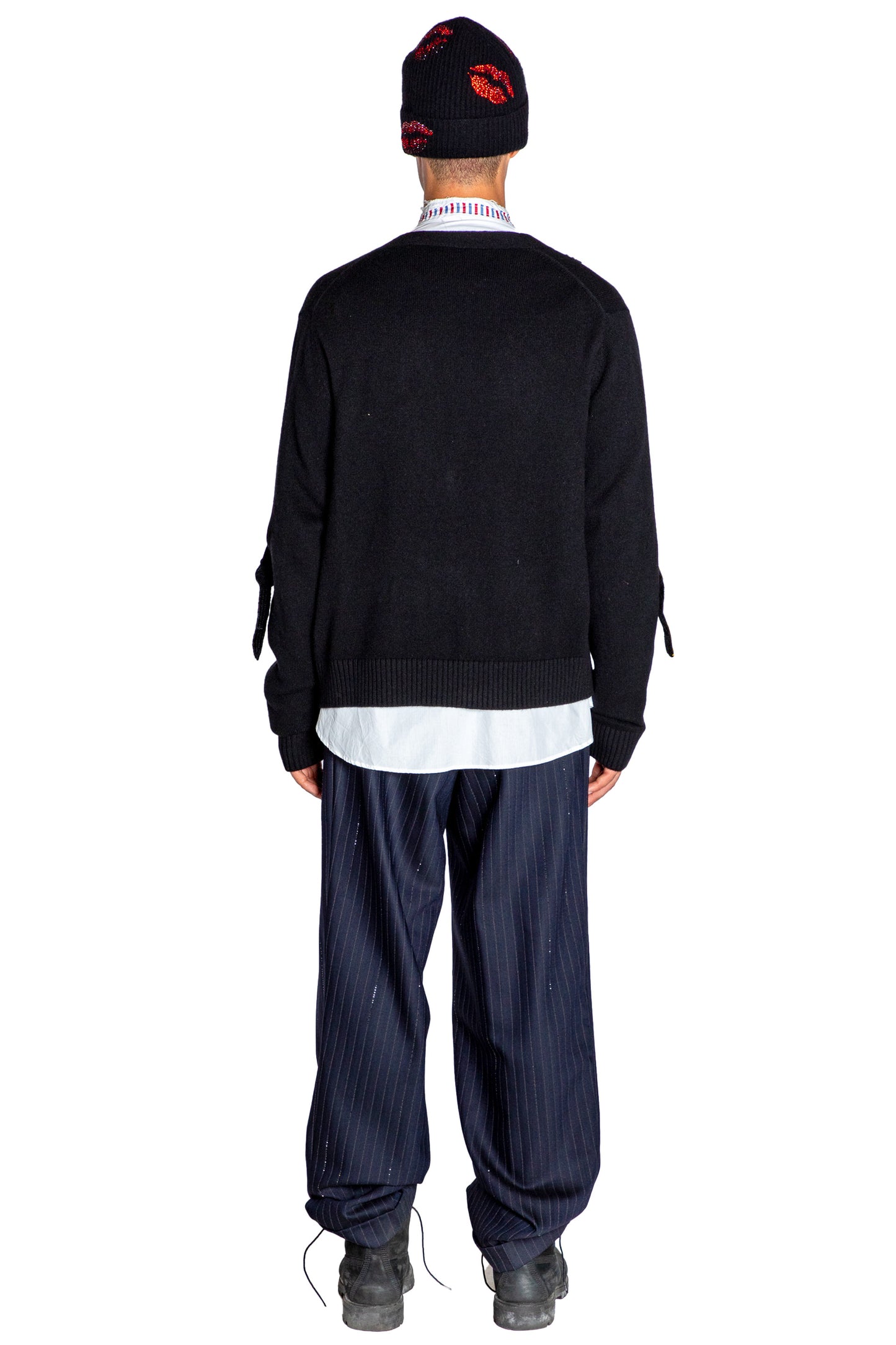 'TIME TO GET A WATCH' OVERSIZED CARDIGAN - - Libertine