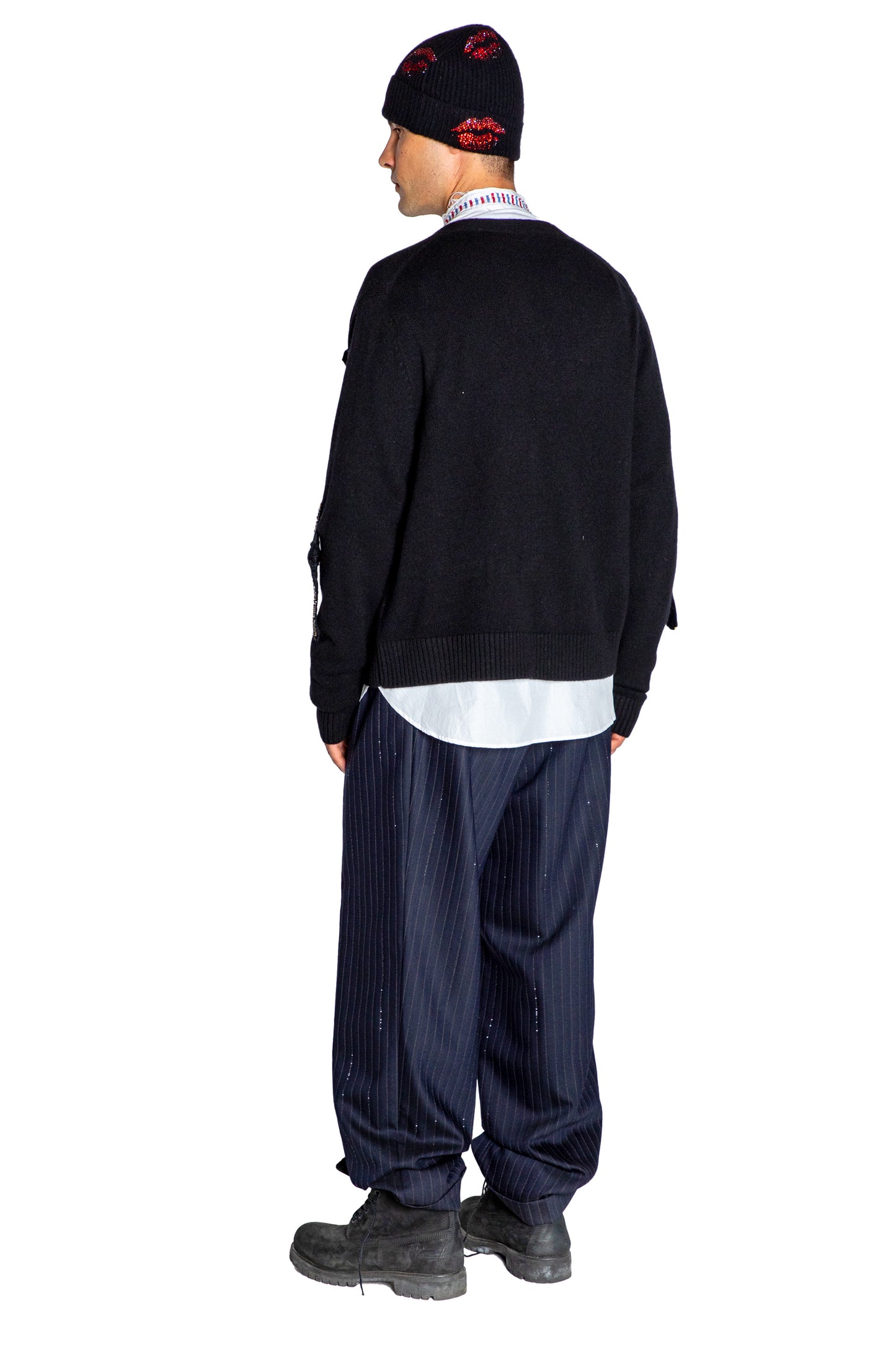 'TIME TO GET A WATCH' OVERSIZED CARDIGAN - - Libertine