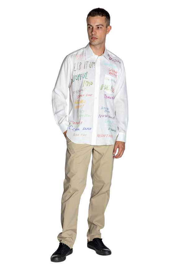 'SUMMER POEM' MEN'S CLASSIC SHIRT - - Libertine