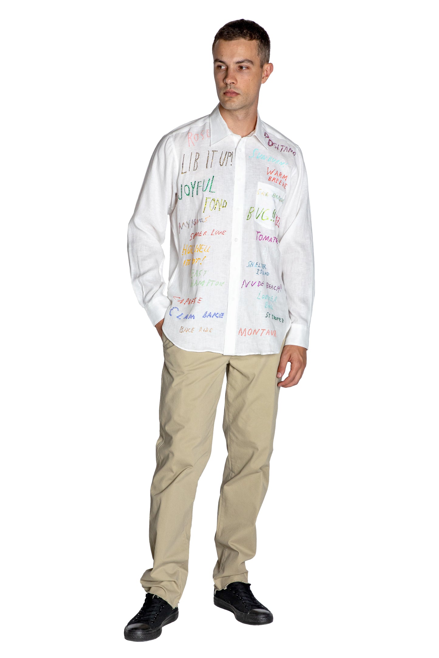 'SUMMER POEM' MEN'S CLASSIC SHIRT - - Libertine