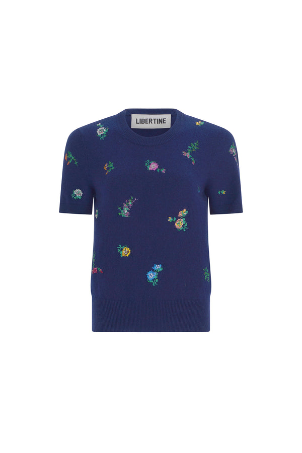 'JOY AND MIRTH' SHORT SLEEVE PULLOVER - - Libertine