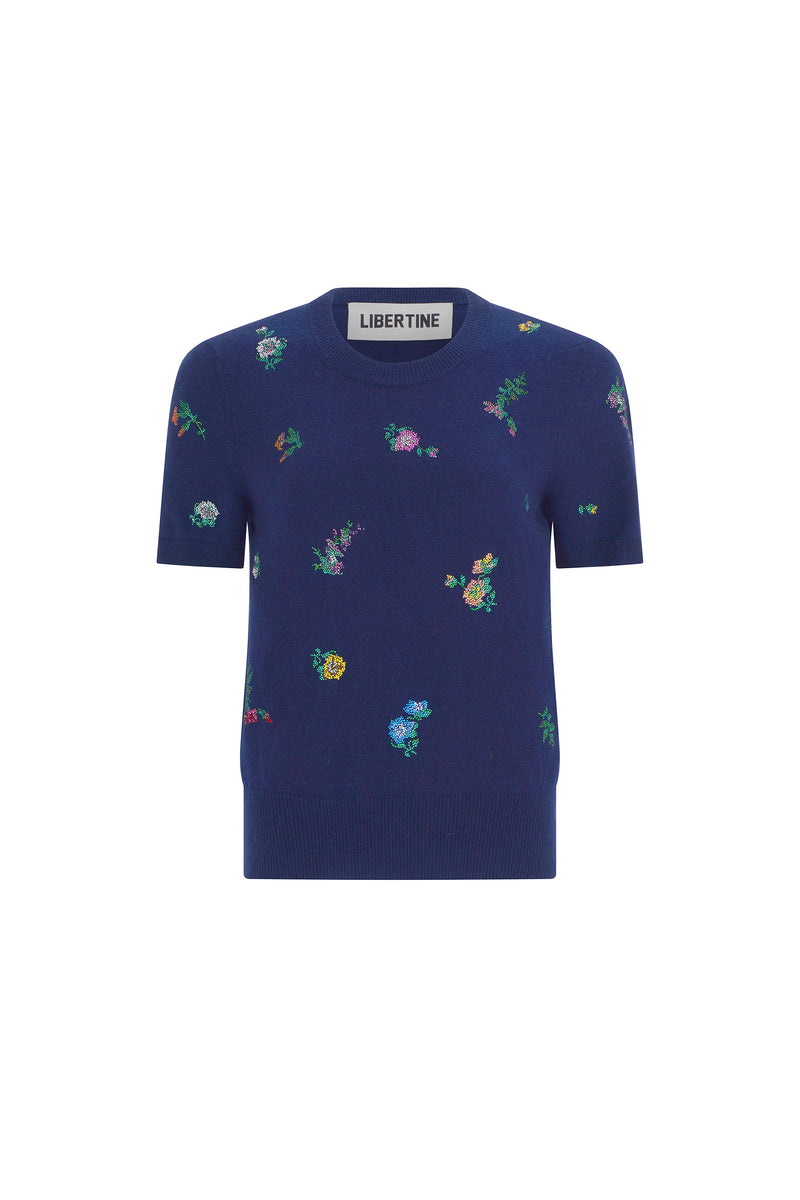 'JOY AND MIRTH' SHORT SLEEVE PULLOVER - - Libertine